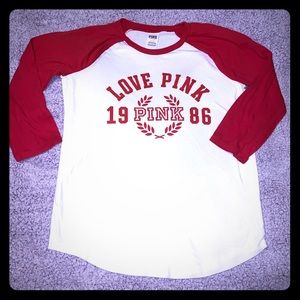 VS PINK 3/4 sleeve tee sz.L